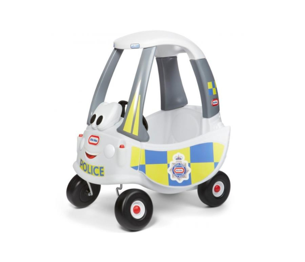 Little Tikes Cozy Coupe Samochód Policyjny biały - 544084 - zdjęcie